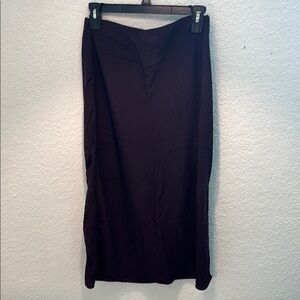 Madewell Dark Purple Midi Skirt